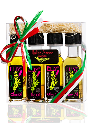 Elly Olive Oil Italian Amore Balsamic Vinaigrettes 4-Pack